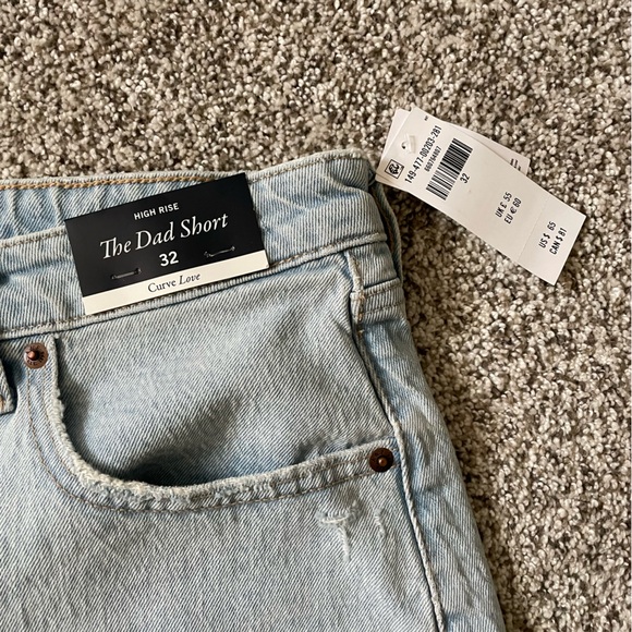 Abercrombie & Fitch Light Blue Jean Shorts - Picture 2 of 3